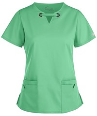 Style # BSS754: GRJADUA Butter-Soft STRETCH Women's 4-Pocket Large Grommet Scrub Top