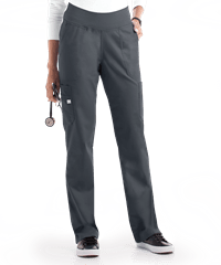 Style # BSS795: PEWTEUA Butter-Soft STRETCH Active Women's 10-Pocket Yoga Scrub Pants