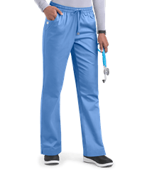 Style # BSS907: CEILUA Butter-Soft STRETCH Women's 3-Pocket Elastic Waist Drawstring Scrub Pants
