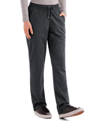 Style # BSS907: HECHAUA Butter-Soft STRETCH Women's 3-Pocket Elastic Waist Drawstring Scrub Pants