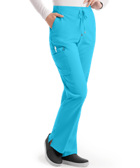 Easy STRETCH by Butter-Soft™ Elle Women's 3-Pocket Flat Front PETITE Scrub Pants