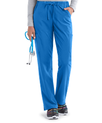 Easy STRETCH by Butter-Soft™ Eden Women's 4-Pocket Drawstring PETITE Scrub Pants