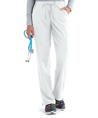 Style # BU478: WHITEEasy STRETCH by Butter-Soft™ Eden Women's 4-Pocket Drawstring Scrub Pants