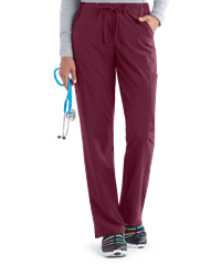 Style # BU478: WINEEasy STRETCH by Butter-Soft™ Eden Women's 4-Pocket Drawstring Scrub Pants