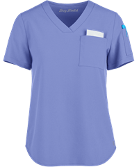 Style # BU543: CEILEasy STRETCH by Butter-Soft™ Chloe Women's 2-Pocket V-Neck Tuck-In Scrub Top