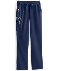 Style # BU655: NAVYEasy STRETCH by Butter-Soft™ Morgan Unisex 4-Pocket Drawstring Scrub Pants