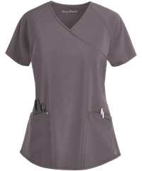 Style # BU728: GRSTOEasy STRETCH by Butter-Soft™ Cara Women's 4-Pocket Raglan Scrub Top