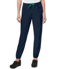 Style # C52610: NAVYCarhartt Cross-Flex Force Women's 6-Pocket STRETCH Jogger Scrub Pants