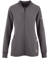 Carhartt Cross-Flex Force Women's 5-Pocket STRETCH Zip Front Scrub Jacket