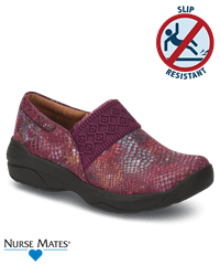 Nurse Mates Cally Berry Aster Women's Slip On Nursing Shoes