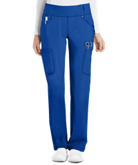 Style # CK002: ROYALCherokee iflex Women's 6-Pocket STRETCH Knit Waistband Cargo Scrub Pants