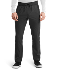 Style # CK006: BLACKCherokee iflex Men's 7-Pocket STRETCH Knit Elastic Waistband Scrub Pants