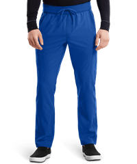 Cherokee iflex Men's 7-Pocket STRETCH Knit Elastic Waistband Scrub Pants