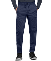Style # CK012T: NAVYCherokee Workwear Revolution Men's 5-Pocket Mesh Jogger TALL Scrub Pants