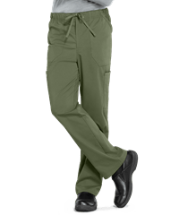 Cherokee Workwear Professionals Men's 6-Pocket STRETCH Cargo Scrub Pants