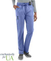 UA Exclusive Cherokee Workwear Professionals Active 5-Pocket STRETCH Tapered Leg Scrub Pants