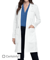 Cherokee Workwear Revolution Tech Women's 4 Pocket Button Front Lab Coat