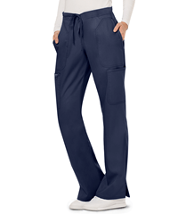Style # CK120: NAVYCherokee Workwear Revolution Women's 5-Pocket STRETCH Drawstring Cargo Scrub Pants