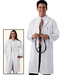 Med-Man Unisex Lab Coat with Vented Back