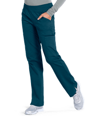 Cherokee Workwear Professionals Women's 6-Pocket STRETCH Pull-on Scrub Pants