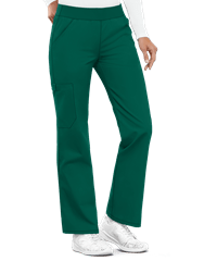 Cherokee Flexibles Women's 3-Pocket STRETCH Straight Leg Cargo Scrub Pants