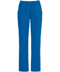 Cherokee Workwear Women's 6-Pocket Rib Waistband Pull-On Cargo TALL STRETCH Scrub Pants