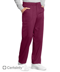 Cherokee Workwear Revolution Tech Men's 5-Pocket STRETCH Zip Fly Scrub Pants