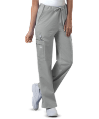 Style # CK4043: GREYCherokee Workwear Core STRETCH Unisex 5-Pocket Drawstring Scrub Pants