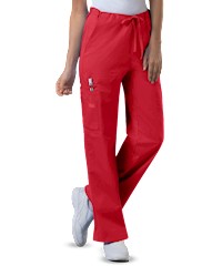 Style # CK4043: REDCherokee Workwear Core STRETCH Unisex 5-Pocket Drawstring Scrub Pants