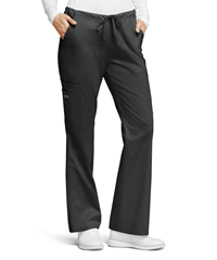 Style # CK4044: BLACKCherokee Workwear Core STRETCH Women's 4-Pocket Cargo Scrub Pants