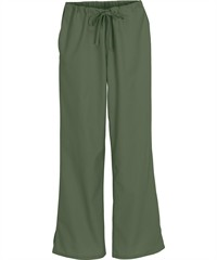 Cherokee Workwear Women's 3-Pocket Drawstring Flare Leg PETITE Scrub Pants