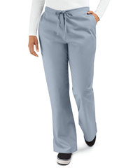 Style # CK4101: GREYCherokee Workwear Women's 3-Pocket Drawstring Flare Leg Scrub Pants
