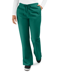 Style # CK4101: HUNTECherokee Workwear Women's 3-Pocket Drawstring Flare Leg Scrub Pants