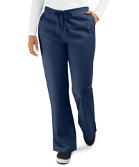 Style # CK4101: NAVYCherokee Workwear Women's 3-Pocket Drawstring Flare Leg Scrub Pants