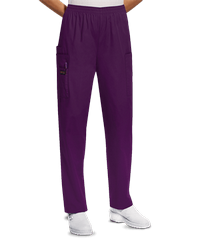 Style # CK4200: NEEGGCherokee Workwear Women's 4-Pocket Elastic Waist Utility Scrub Pants