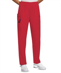 Style # CK4200: REDCherokee Workwear Women's 4-Pocket Elastic Waist Utility Scrub Pants