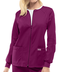 Cherokee Workwear Core STRETCH Women's 2-Pocket Scrub Jacket