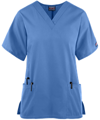 Style # CK4700: CEILCherokee Workwear Women's 3-Pocket V-Neck Scrub Top