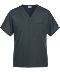 Style # CK4777: PEWTECherokee Workwear Unisex 1-Pocket V-Neck Scrub Top