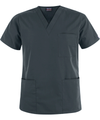 Style # CK4876: PEWTECherokee Workwear Unisex 3-Pocket V-Neck Scrub Top