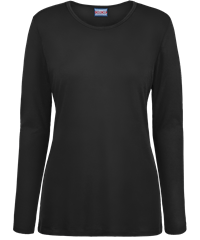 Style # CK4881: BLACKCherokee Workwear Women's Long Sleeve Knit Under Scrub Tee