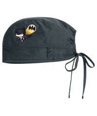 Cherokee Tooniforms DC Comics Super Hero Kick Unisex Adjustable Print Scrub Hat