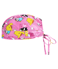 Cherokee Tooniforms Disney Hello Sanrio Town Unisex Print Scrub Hat