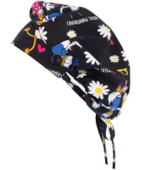 Cherokee Tooniforms Hello Sunshine Women's STRETCH Bouffant Scrub Cap