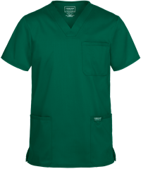 Style # CK6070: HUNTECherokee Workwear Revolution Men's 3-Pocket STRETCH V-Neck Scrub Top