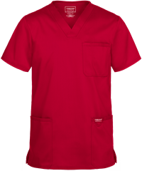 Style # CK6070: REDCherokee Workwear Revolution Men's 3-Pocket STRETCH V-Neck Scrub Top