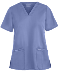 Style # CK620: CEILCherokee Workwear Revolution Women's 3-Pocket STRETCH V-Neck Scrub Top