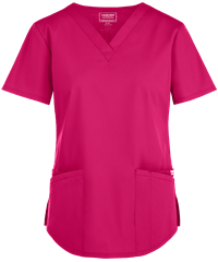 Style # CK665: ELPINCherokee Workwear Professionals Women's 3-Pocket STRETCH V-Neck Scrub Top