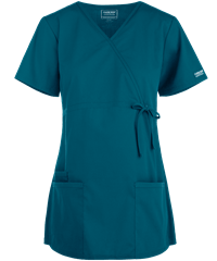 Cherokee Workwear Professionals Women's 3-Pocket STRETCH Maternity Scrub Top