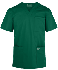Style # CK695: HUNTECherokee Workwear Professionals Men's 4-Pocket STRETCH V-Neck Scrub Top
